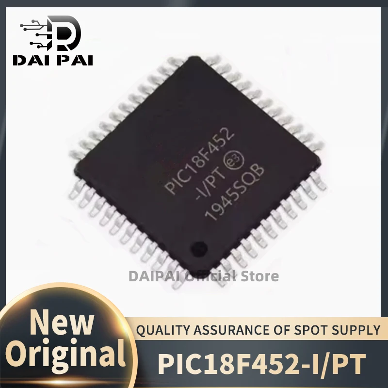 (5Pcs/Lot) 100% New original PIC18F452-I/PT PIC18F452 PIC18F QFP-44 Chipset