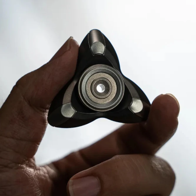 ProxyEDC & Damned Designs Ouroboros P.D. Fidget Spinner Fidget Toys Adults Three-Bladed Fidget Spinner Anxiety Relief Gadgets