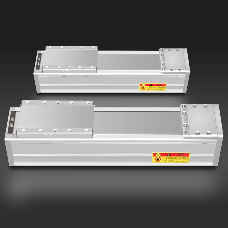 Fully Enclosed Linear Slide Module Built in Steel Belt Cantilever Cross 1605 Ball Screw XY Work Table Stage 80mm Width