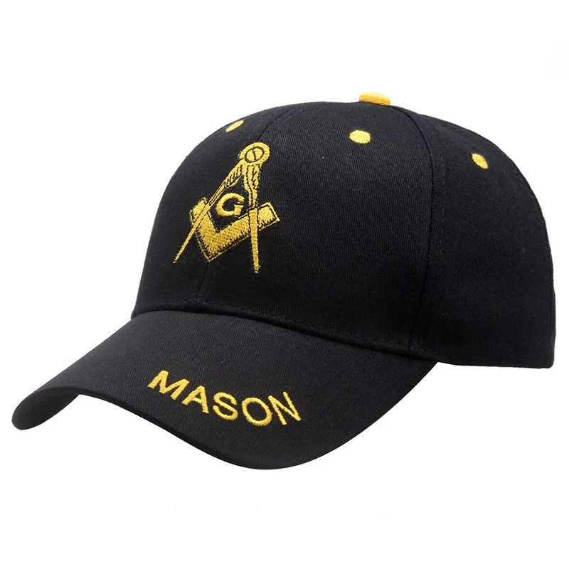 Mason Embroidered Men Women Baseball Cap Outdoor Sports Sunshade Snapback Black Travel Teenager Street Dance Hats Gorras MZ0451