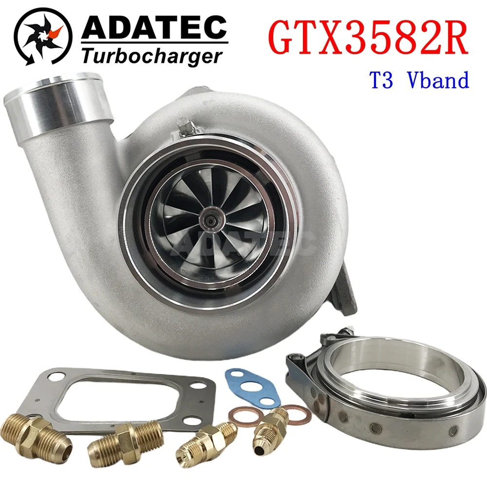 GTX3582R Turbo Dual Ceramic Ball Bearing GEN 2 Billet wheel TH T3 0.63/0.82/1.06 A/R Vband For Garrett GTX35 GTX3582 GTX-Series