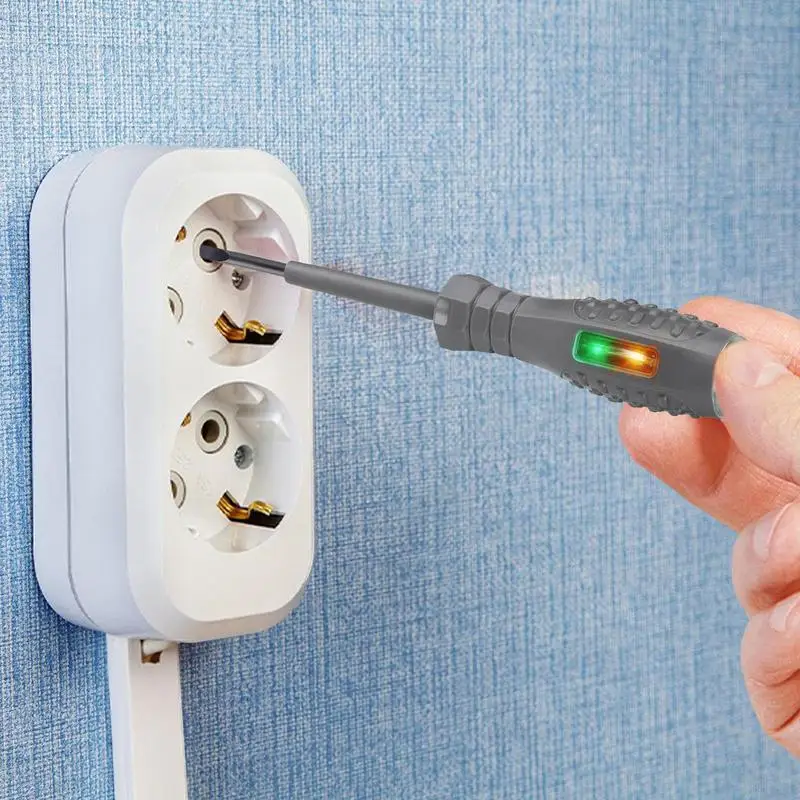 Portable Handheld Voltage Tester Pen Electric Screwdriver Test Pencil 2-in-1 Voltage Test Pen Screwdriver Tool Voltmeter Tester