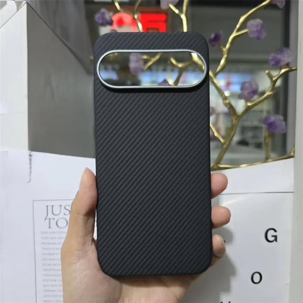 

Magnetic Slim Real Aramid Carbon Fiber Case For Google Pixel 10 Pro XL Shockproof Hard Cover