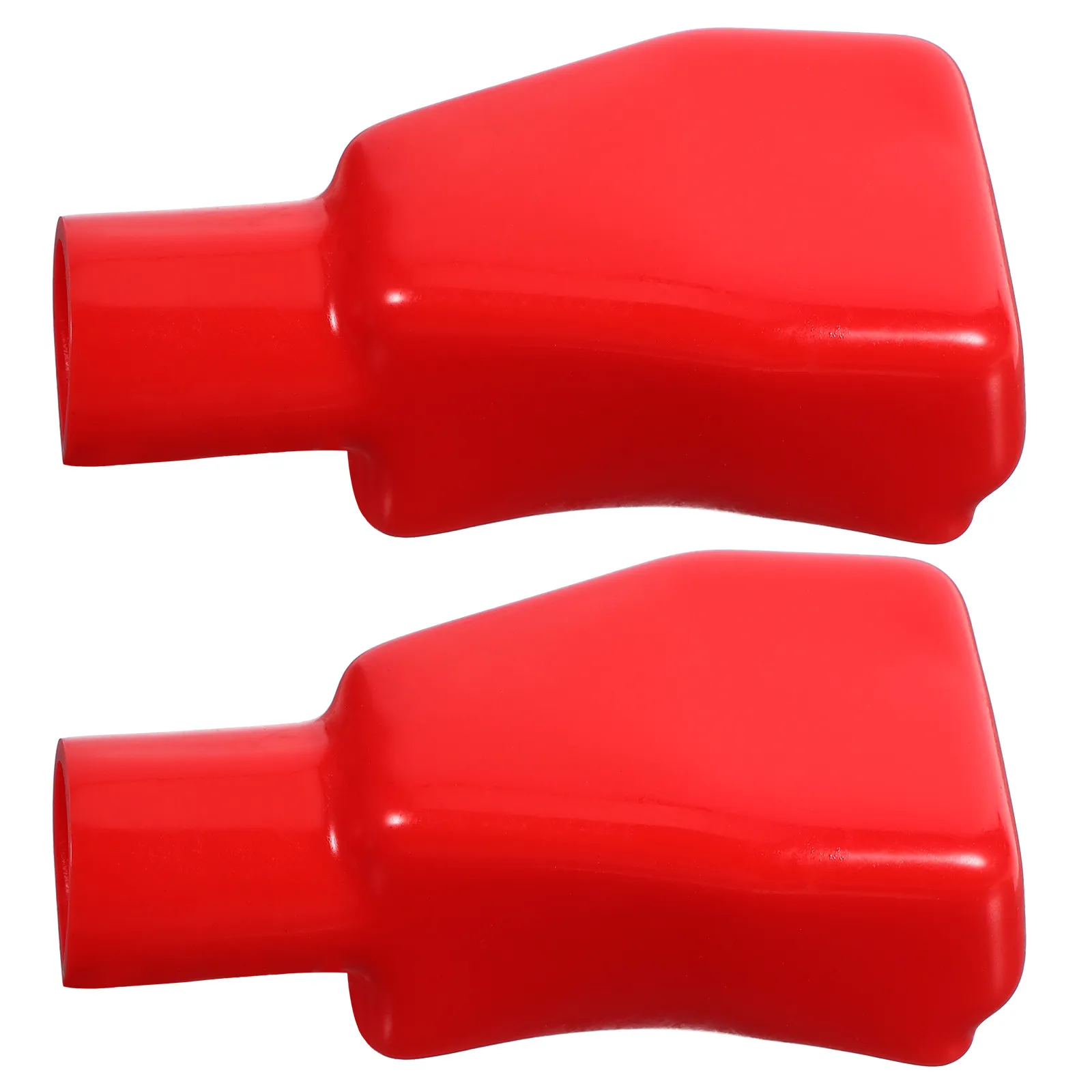 

2Pcs Flameproof Universal Car Positive Battery Terminal Covers Post PVC Protector Caps Size L Red Insulating Battery Terminal