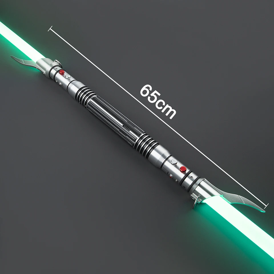 Lightsaber Savage Neopixel Light Saber Jedi Double-edged Laser Sword Metal Handle Cosplay Luminous Dueling Xenopixel Sabers Toys