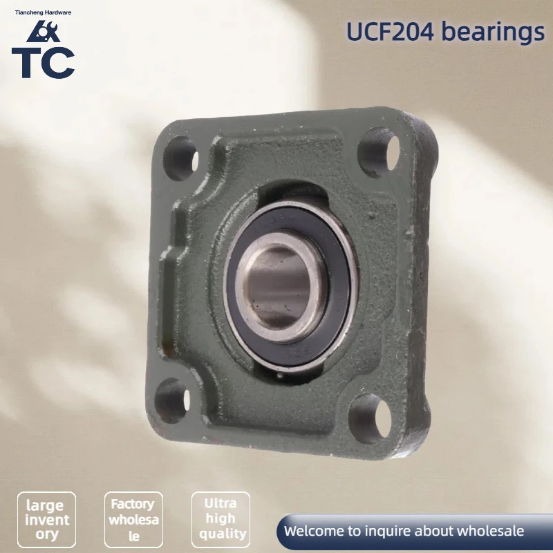 Горячая Распродажа UCF204 подшипник 20 мм 4 болта установка подшипника отверстие квадратный фланцевый блок прокладки НОВЫЙ