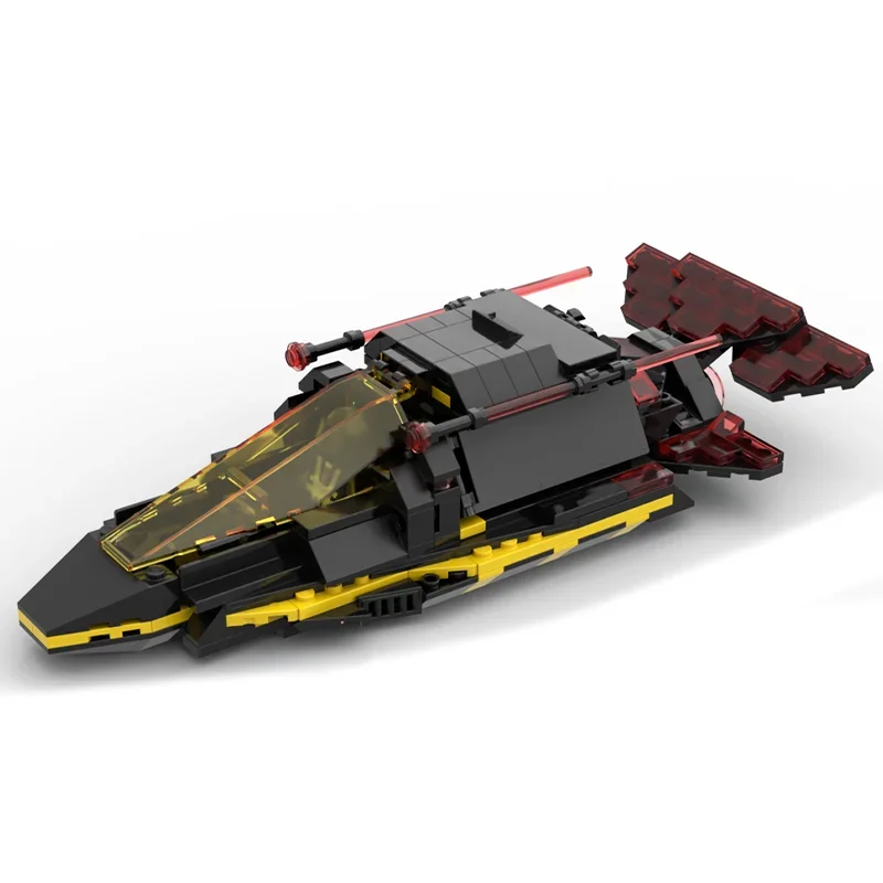 

moc Blacktron Explorer 40580 fighter model toys boy's birthday gift building block model children