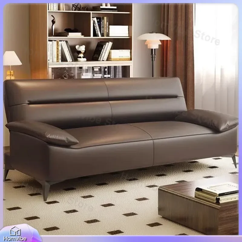 for Cat Scratching Leather Sofa Bed Integrated Dual Purpose Simple Modern Small Apartment Living Room Rental Office Foldable