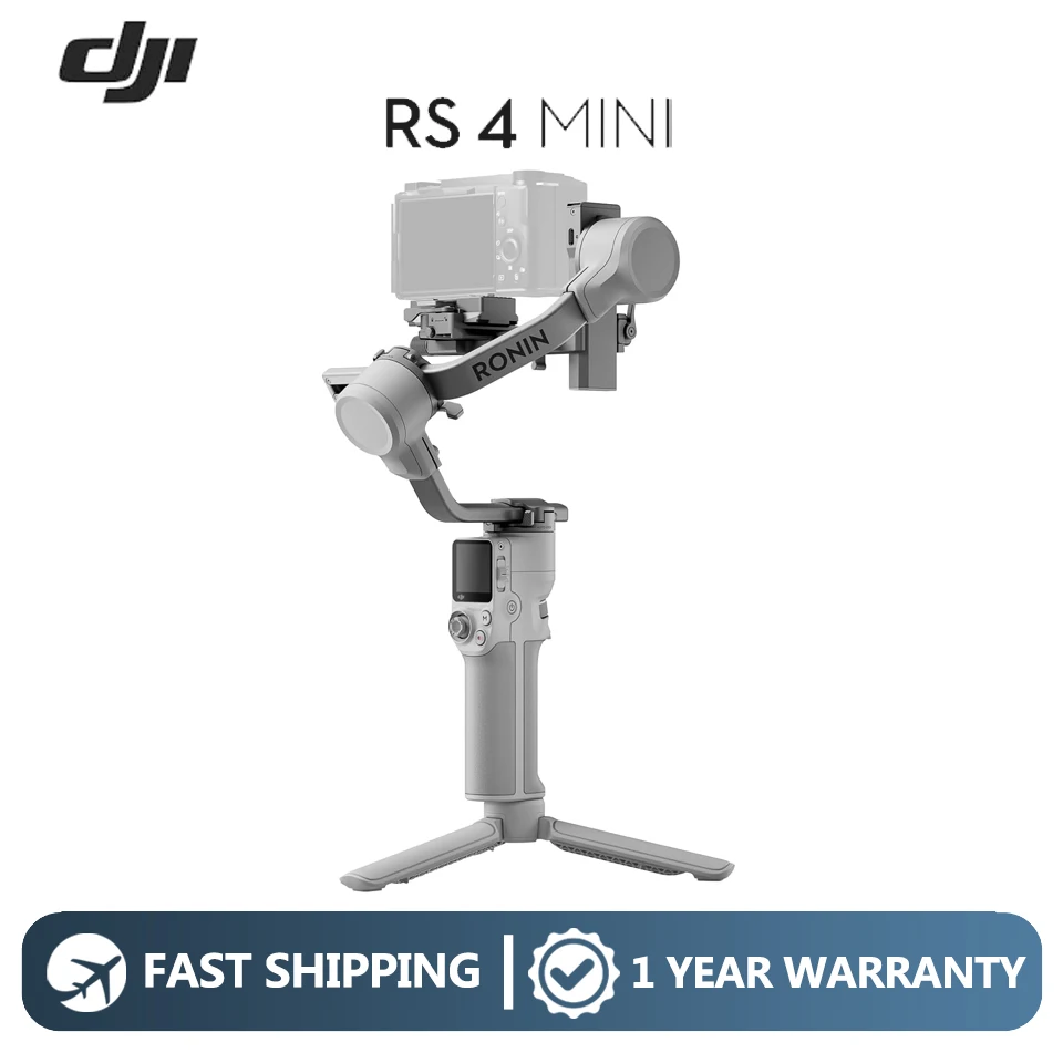 

Мини-стабилизатор карданного подвеса DJI RS 4, автоматически замки для камер Canon, Sony, Panasonic, Nikon, Fujifilm, видеосъемка