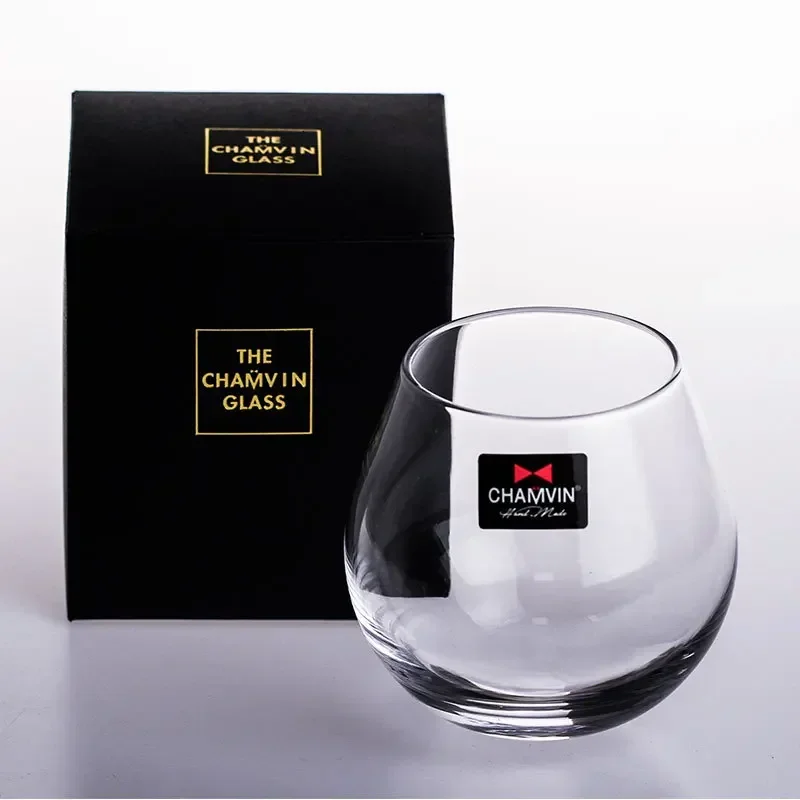 Slow Roll Whisky Cup Rock Fund Wine Glass Japanese Style Wooden Tray Whiskey Rum Glassware For Bar Household Party Crystal Vasos image 3