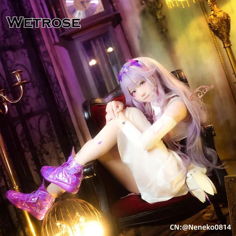 【Wetrose】В наличии Koseki Bijou Biboo Косплей Костюм Hololive EN 3-го поколения Advent Holo Полный комплект парика Хэллоуин Holo Vtuber
