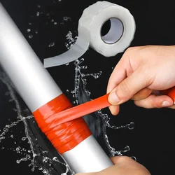 Self-Fusing Silicone Band Silicone Tape Repair Tape Waterproof Tape Electrical Wires Leak Proof Rubber Hose Tape Sealing Strip