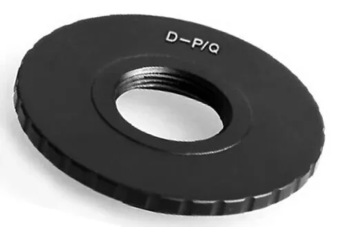 D-pq adapter ring for D Mount 8mm cine/film cctv Movie lens to Pentax Q P/Q PQ Q10 Q7 Q-S1 QSWITAR ZEIKA camera
