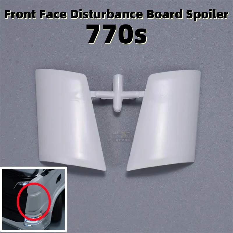 Spoiler frontal 770s para camión volquete RC Tamiya 1/14, remolque, SCANIA, VOLVO, BENZ, MANN, accesorios para coche