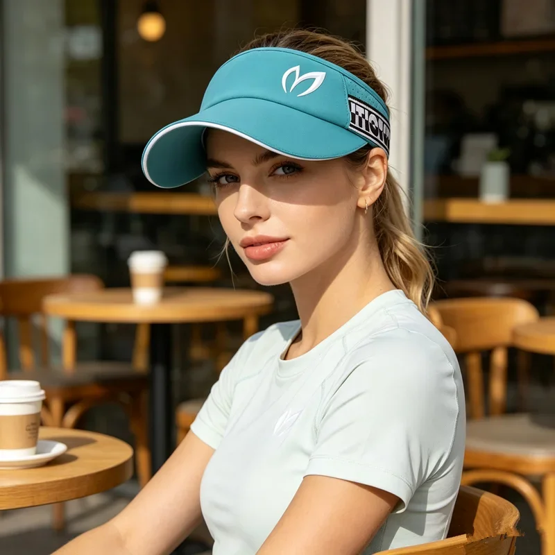 Women's Golf HaSummer Golf Wear Women 2026 High Quality Golf Cap Fashion Sunscreen Caps Without Top Women New Tennis Sports Caps view 6