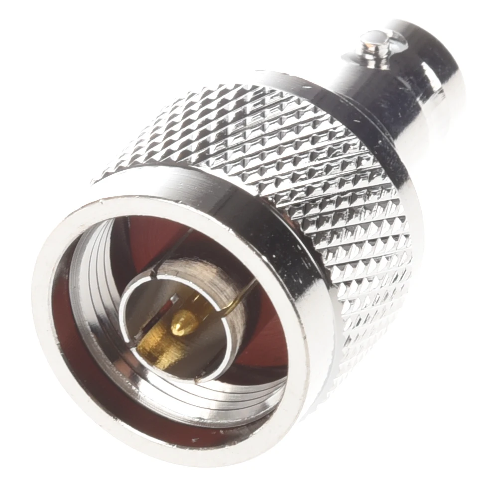 Conector recto tipo N macho a BNC hembra