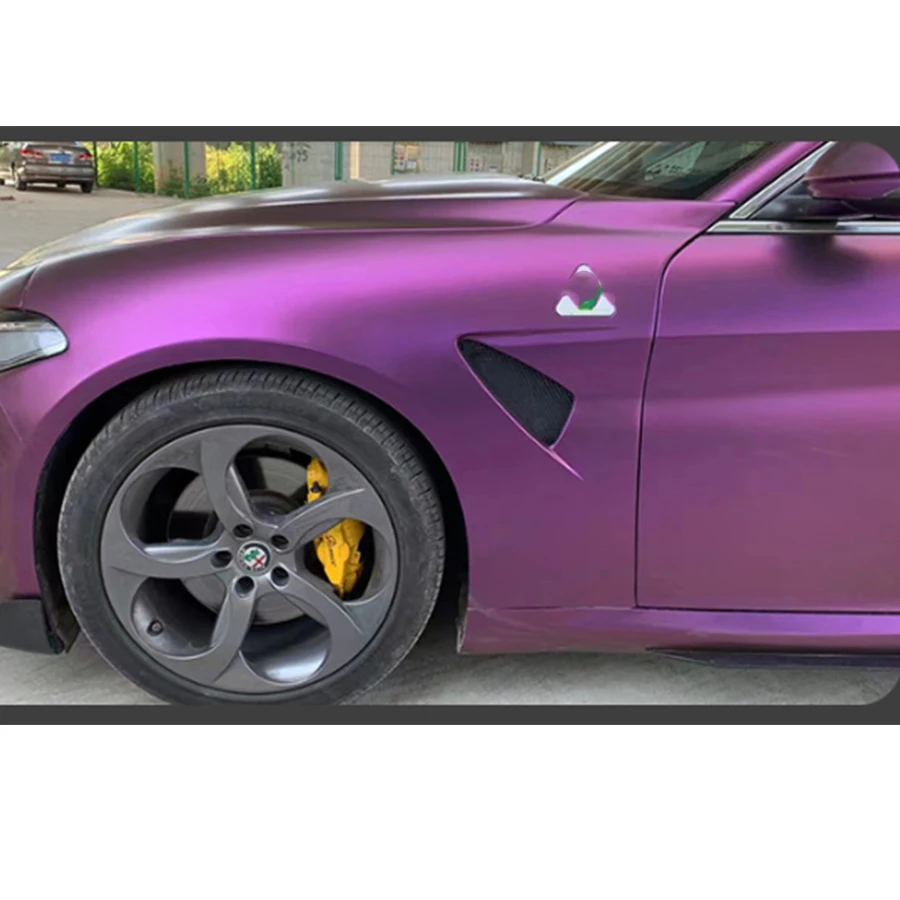 For Alfa Romeo Giulia Carbon Fiber Fender Retrofit the Carbon fiber replacement leaf plate Fender Car Accessories