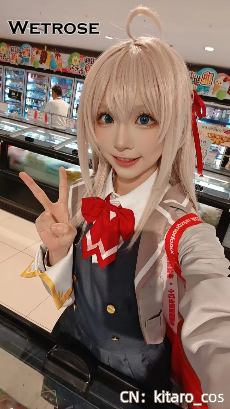 【Wetrose】متوفر في المخزون أليسا أليسا ميخائيلوفنا كوجو شعر مستعار كوسبلاي أحيانًا يخفي مشاعرها في مجموعة ألياس أليسا الروسية لعيد الميلاد