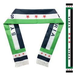 EOODLOVE Scarf Flag Syrian Arab Republic Scarf Flag, Festival Event Samsung Decorative Scarf 15x150cm