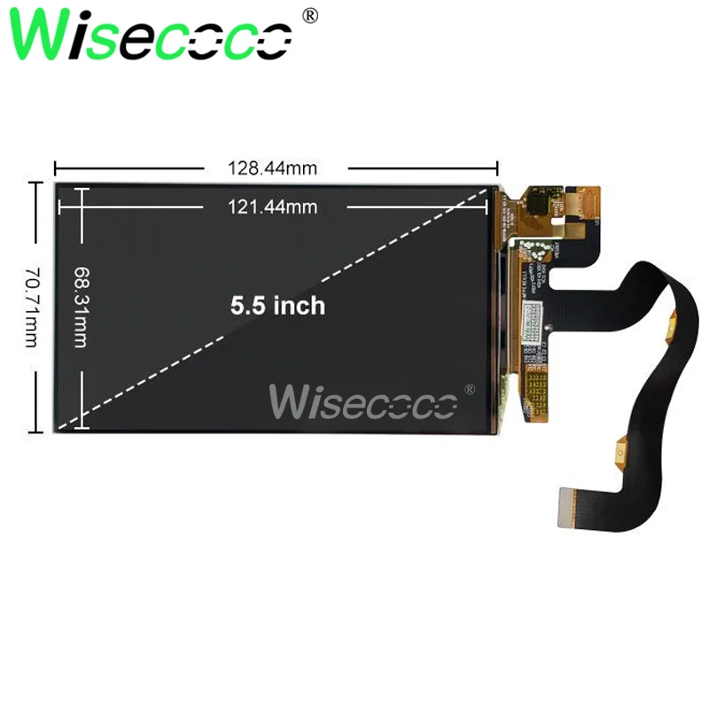 AM-OLED 5,5 inch 1920x1080 OLED-scherm IPS FHD 1080x1920 multi-touchscreen Raspberry Pi-display 60Hz driverkaart