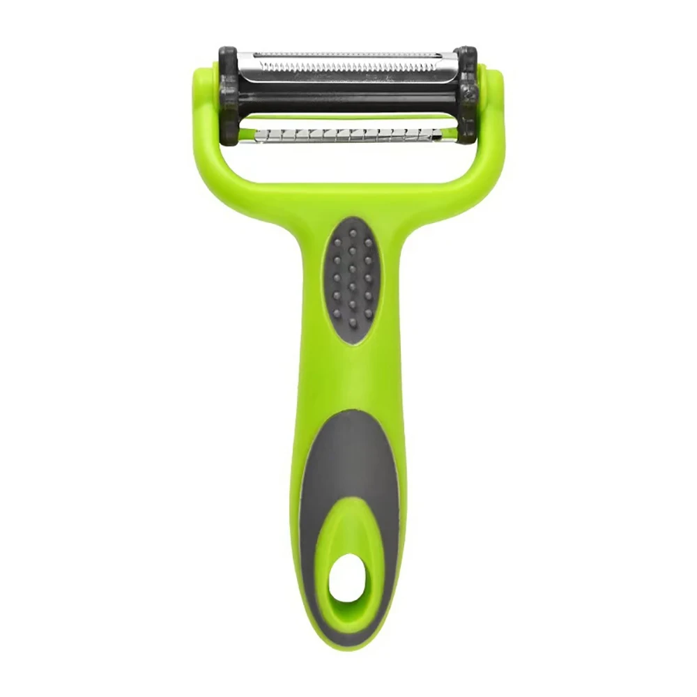 

Creative 3 in 1 Rotary Peeler Vegetable Fruit Peeler and Julienne Cutter Stainless Steel Kitchen Tool Multifunctional Slicer