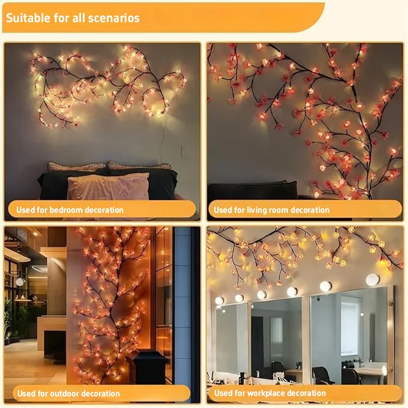 Ferngesteuerte LED-Kirschblüte – Wall Decor Lighting Tree Bewertung und Preis