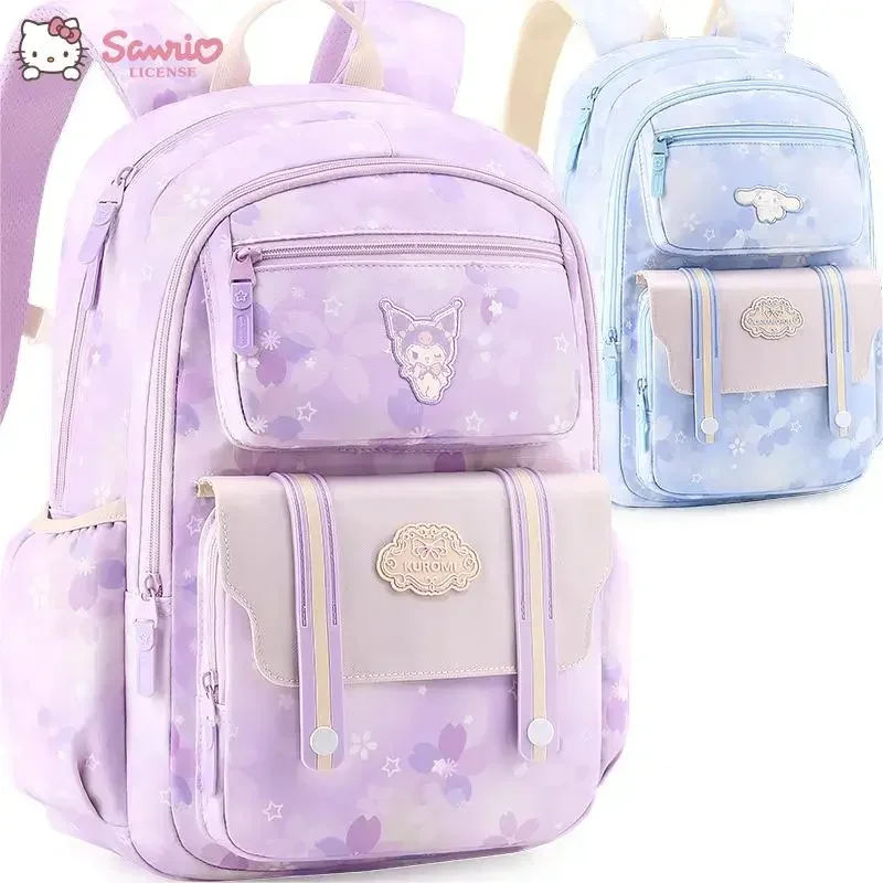 Plecak Kawaii Sanrio Cinnamoroll Mochilas Aestihic Kuromi Lekka i duża pojemność Torba szkolna w stylu koreańskim Prezent