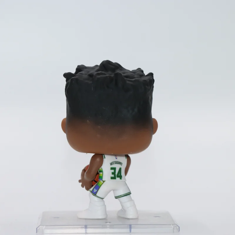 Original Funko Pop NBA Basketball Milwaukee Bucks Giannis Antetokounmpo Action Figure Figurine Model Toy Gift Collect Doll Decor - view 4