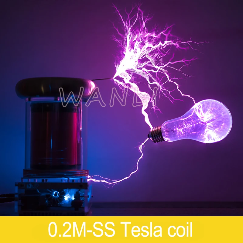 0.2M Solid State Tesla Coil / Music Tesla Coil / LIGHTNING STORM