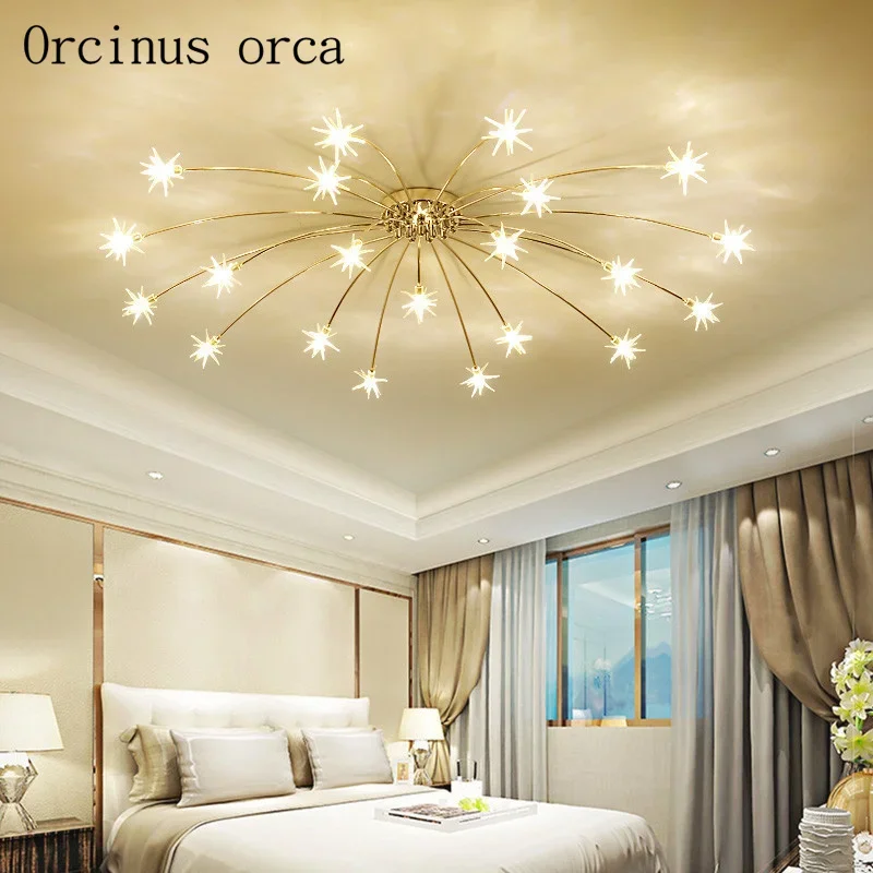 

Modern minimalist sky stars ceiling lamp living room children's room creative personality LED ceiling lamp free shipping