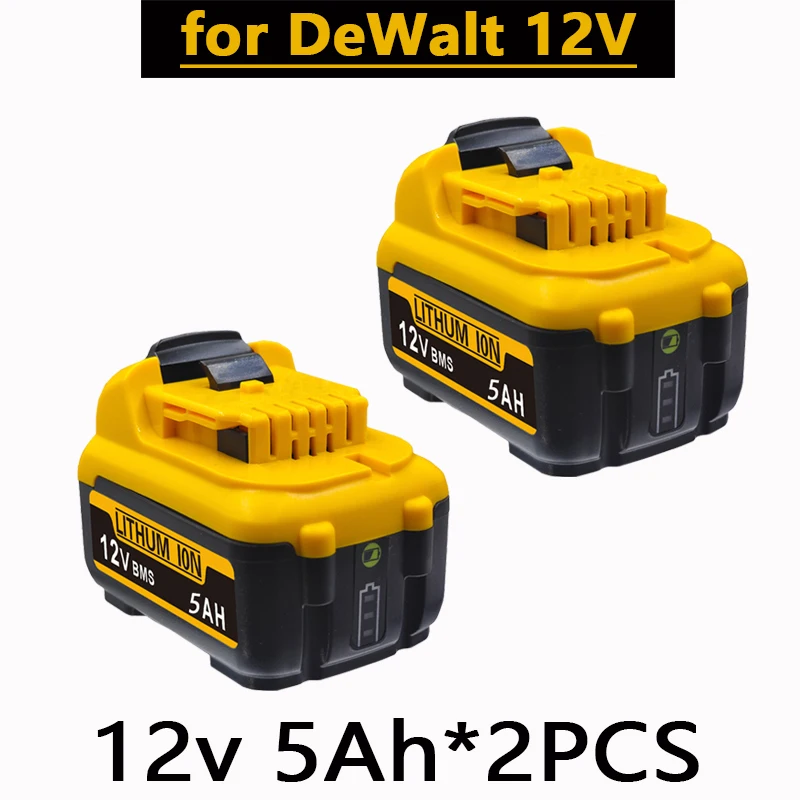 1-3Pack 12V Vervanging voor Dewalt DCB120 Lithium-ion Batterijen 12V 3.0Ah Batterij DCB125 DCB123 DCD710 Elektrisch gereedschap Batterij