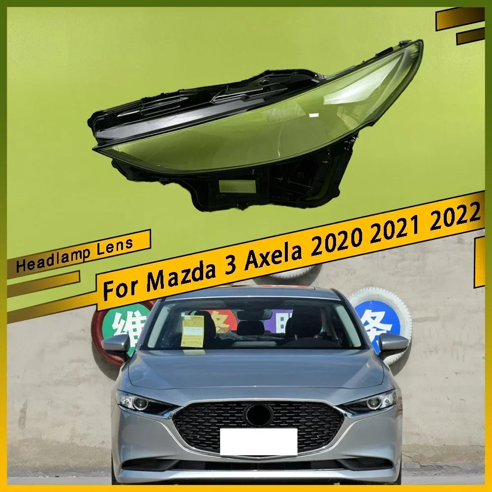 

Крышка передней фары, автомобильный абажур, абажур, крышка передней фары, стеклянный корпус линзы для Mazda 3 Axela 2020 2021 2022