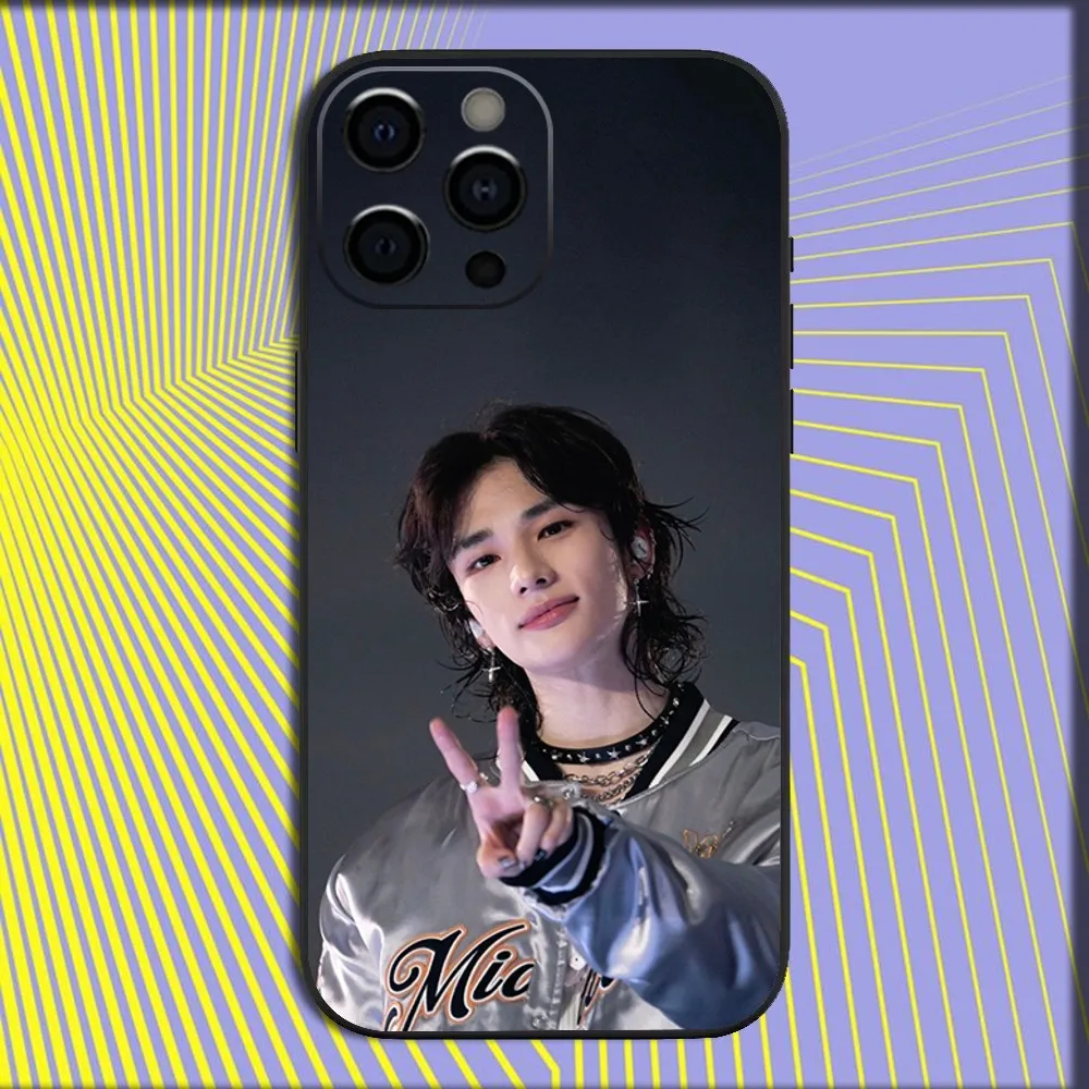 Rapper Dancer H-HyunJin Phone Case For iPhone 16,15,14,13,12,11,Pro,X,XS,Max,XR,Plus,Mini Soft Black Cover