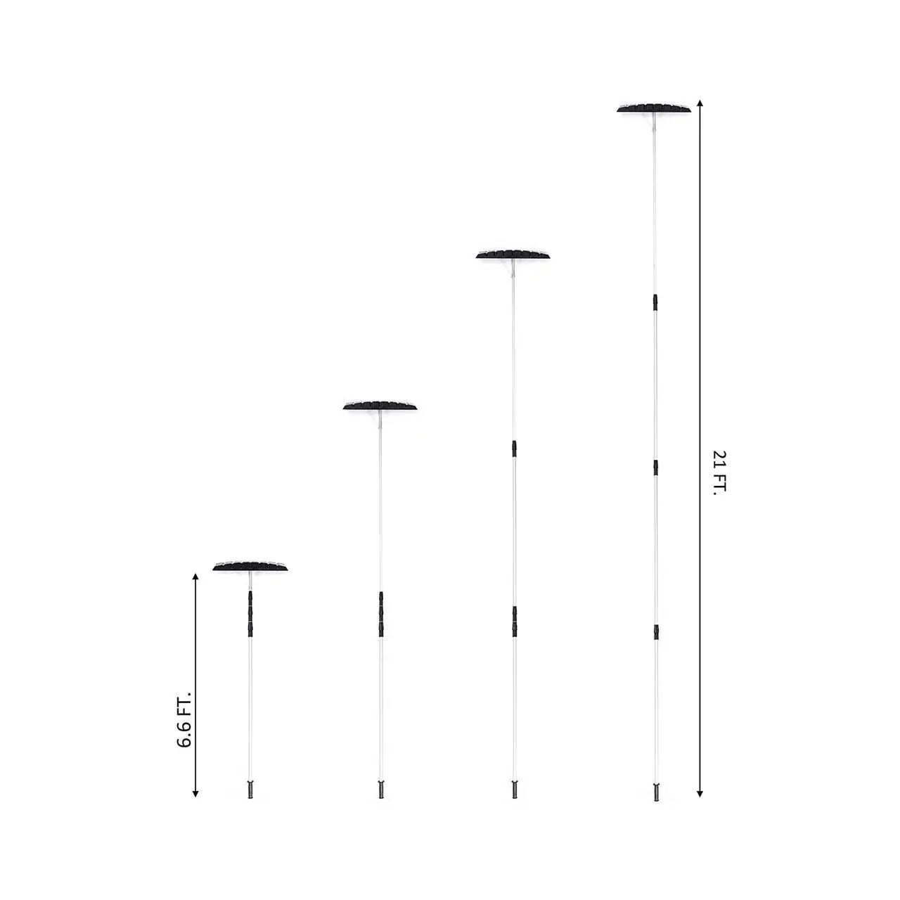 핫 세일 야외 접이식 삽 눈 지붕 제거 도구 텔레스코핑 알루미늄 핸들 포함