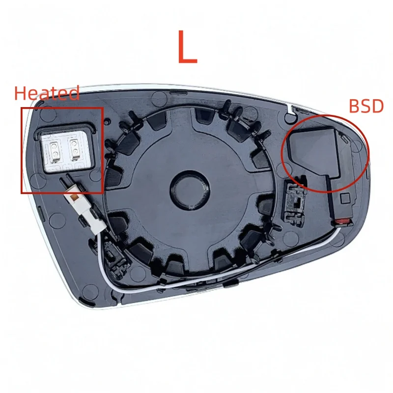 

For 2019-2024 Kia K3 rearview mirror glass with heating, blind spot, and reversing mirror glass heating reflective mirror