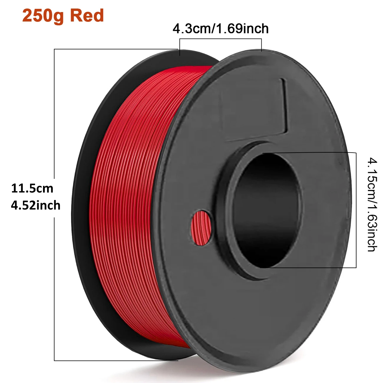 3D Printing PLA Filament 250g 80M Length 1.75mm Diameter Premium Quality Materails gallery 1
