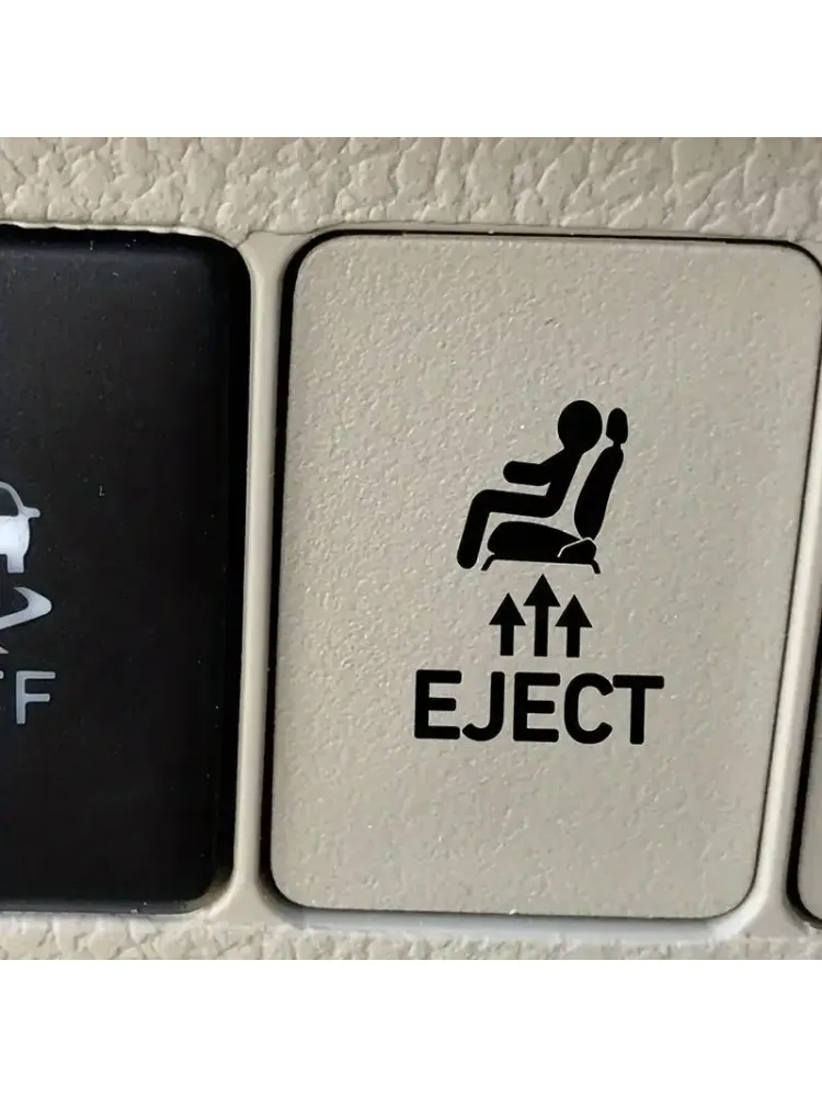 AliExpress NONE 9PCS/SET Funny Eject Seat Ejection Waterproof Sticker, Vinyl Decal for Car Interior Button Decor
