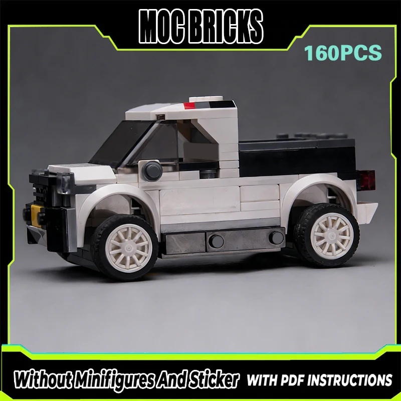 

City Car Model MOC Building Bricks Car-Based Pickup Truck Modular Technology Gifts Holiday Assemble Children Toys Suit
