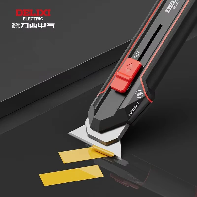 سكينة صناعية مكونة من 4 أوضاع قابلة للاستبدال بشفرة فولاذية عالية الكربون من الفولاذ المقاوم للصدأ لمستلزمات الطلاب الفنية المكتبية #4