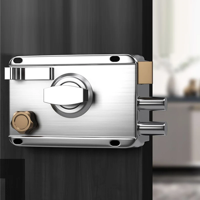 1PCS Lock Wooden Doors Rooms Bedrooms Old-fashioned Exterior Lock Household Universal Old Doors Anti-theft Doors Mechanical Lock