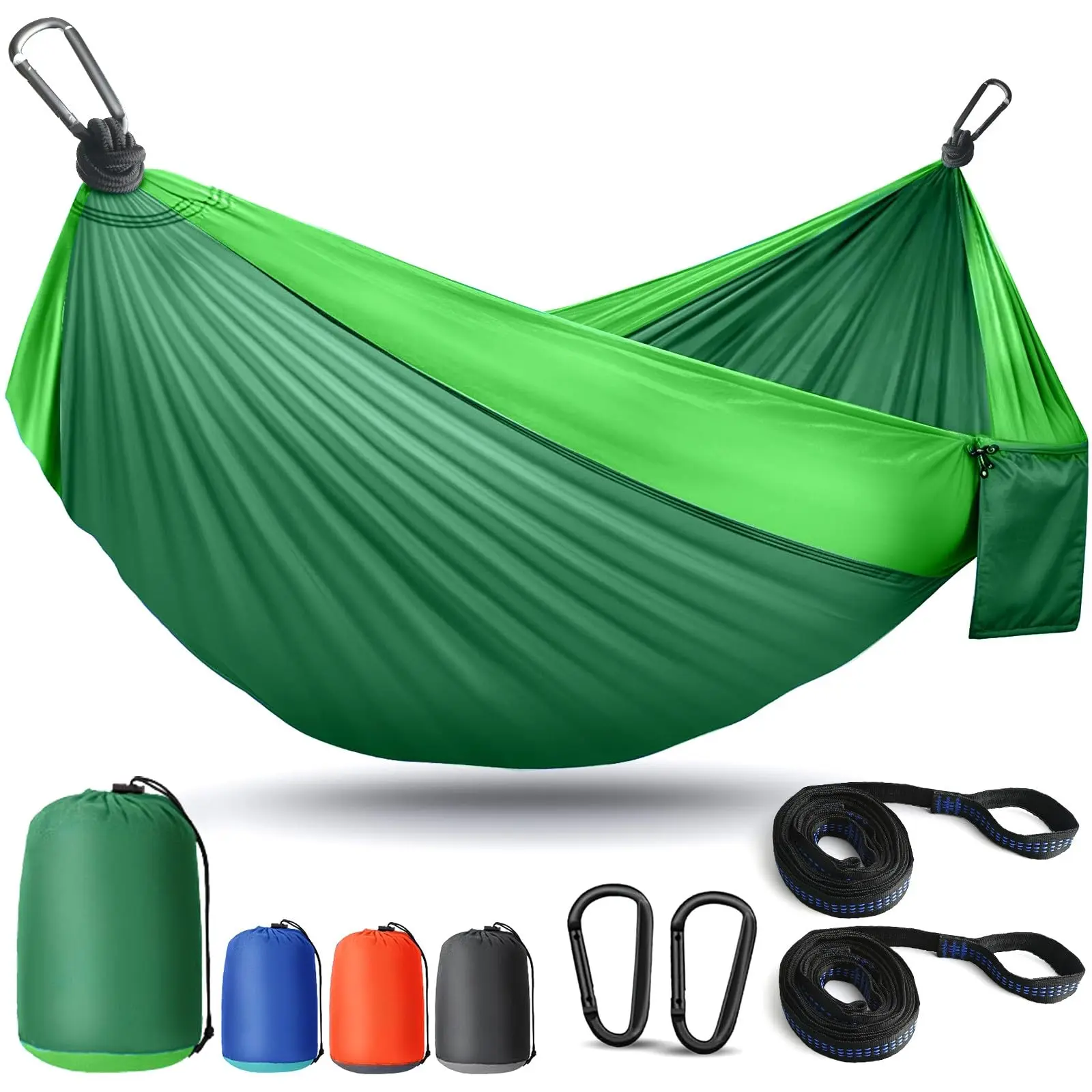 amaca-da-campeggio-leggera-in-nylon-con-corde-e-cinghie-per-alberi-promozione-vendite