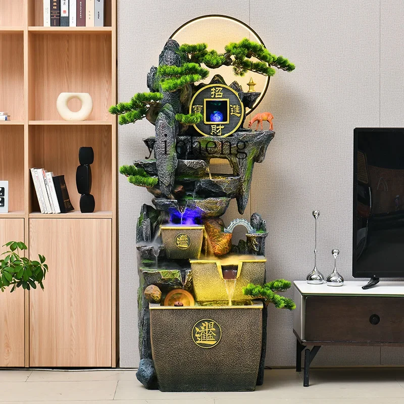 BJ-2 floor-to-ceiling circulating water fountain entrance ornament water feature decoration feng shui wheel humidifier