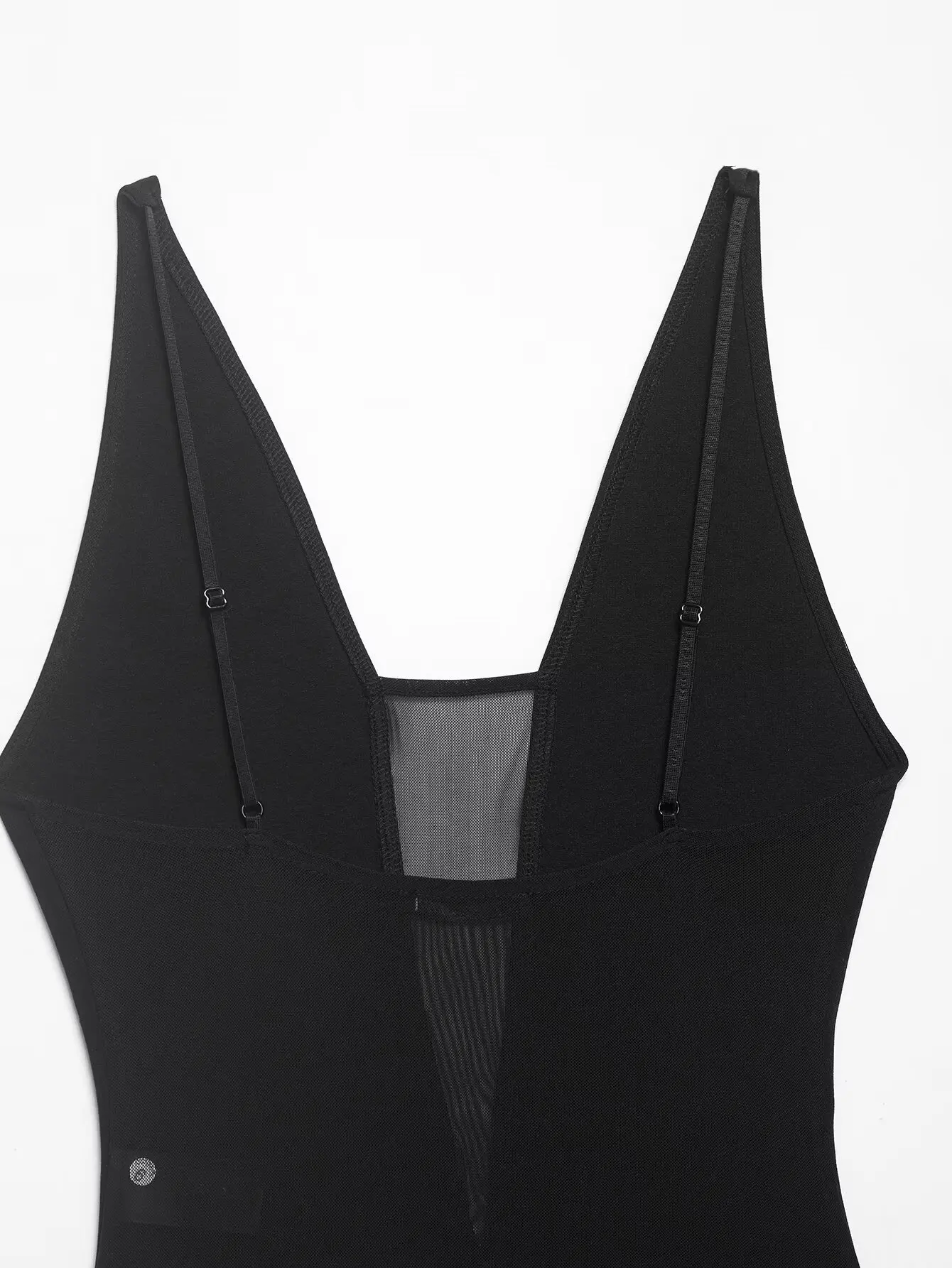 BSAY Schwarzer, durchsichtiger Overall mit V-Ausschnitt, Sommer, neu, sexy, schmal geschnitten, Nachtclub-Party-Bodysuit, Streetwear, schicke Damenoberteile, Mujer – Detail 7