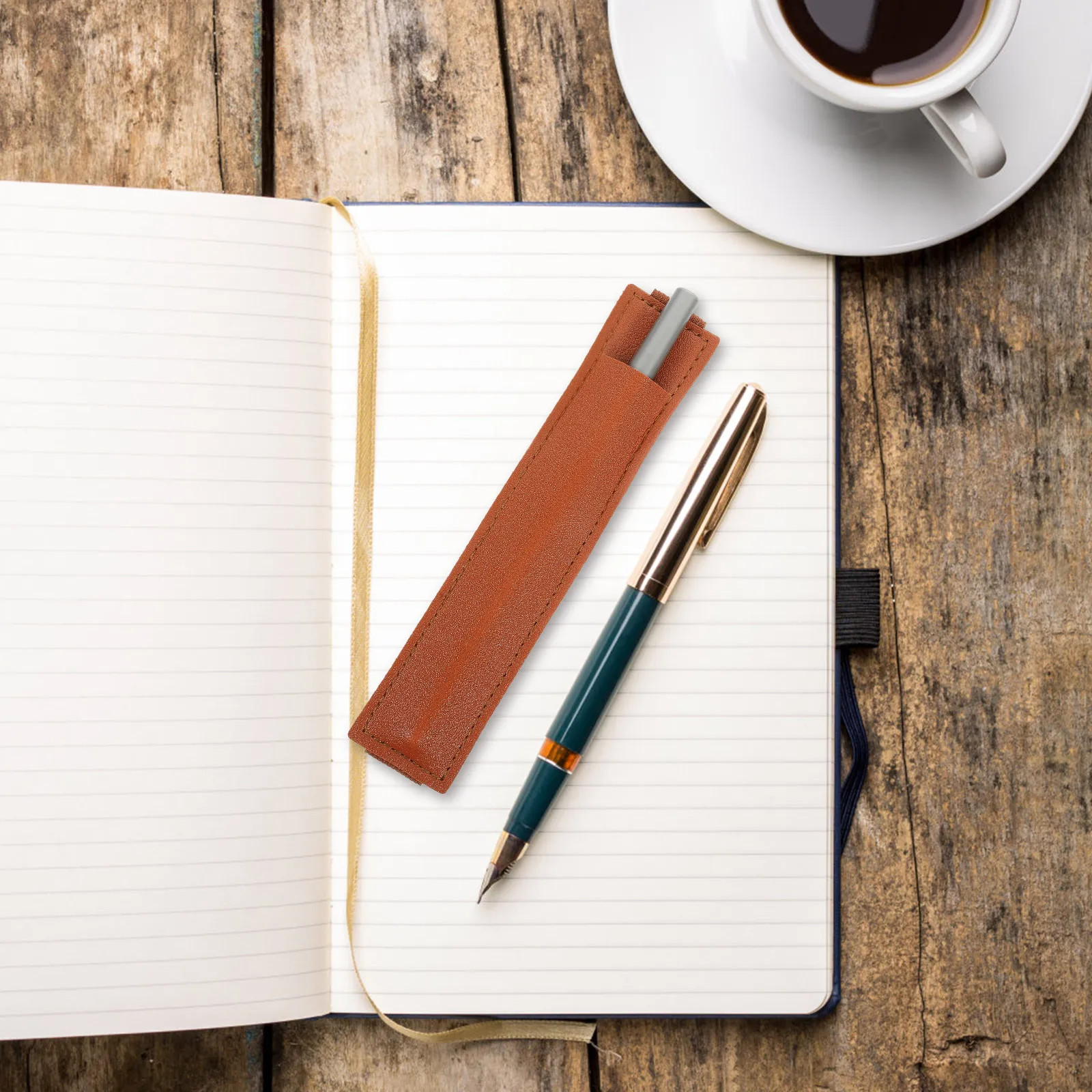 

6pcs Elastic Sleeve Notebook For Notebook Journal Tablet Holder Pouch Pen Storage Case Pen Sleeve Pouch