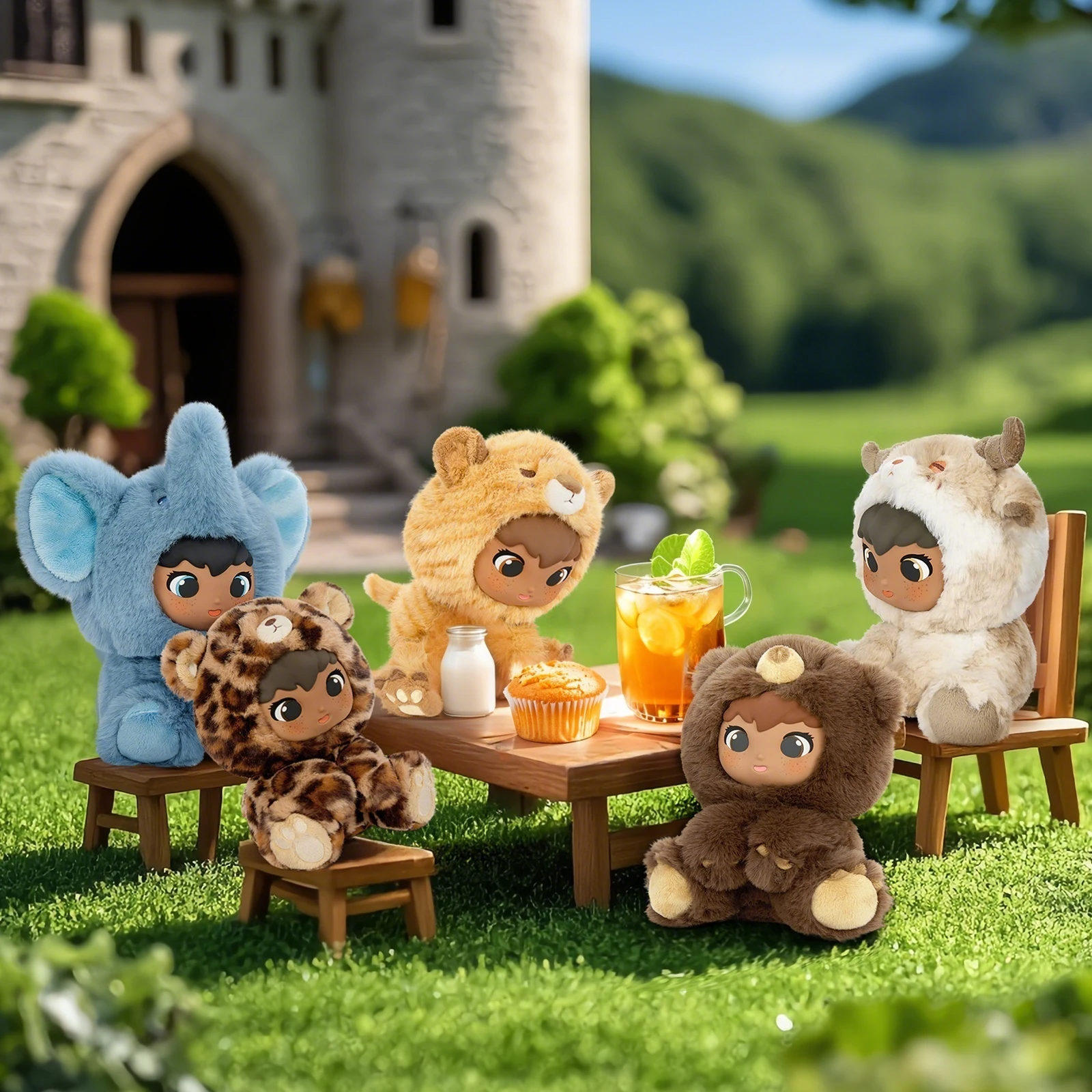 モリスモス ふわふわトランクス 象のぬいぐるみ ギフトボックス入り、子供と大人のための象の玩具、柔らかいシリコンを使用した可愛いぬいぐるみ