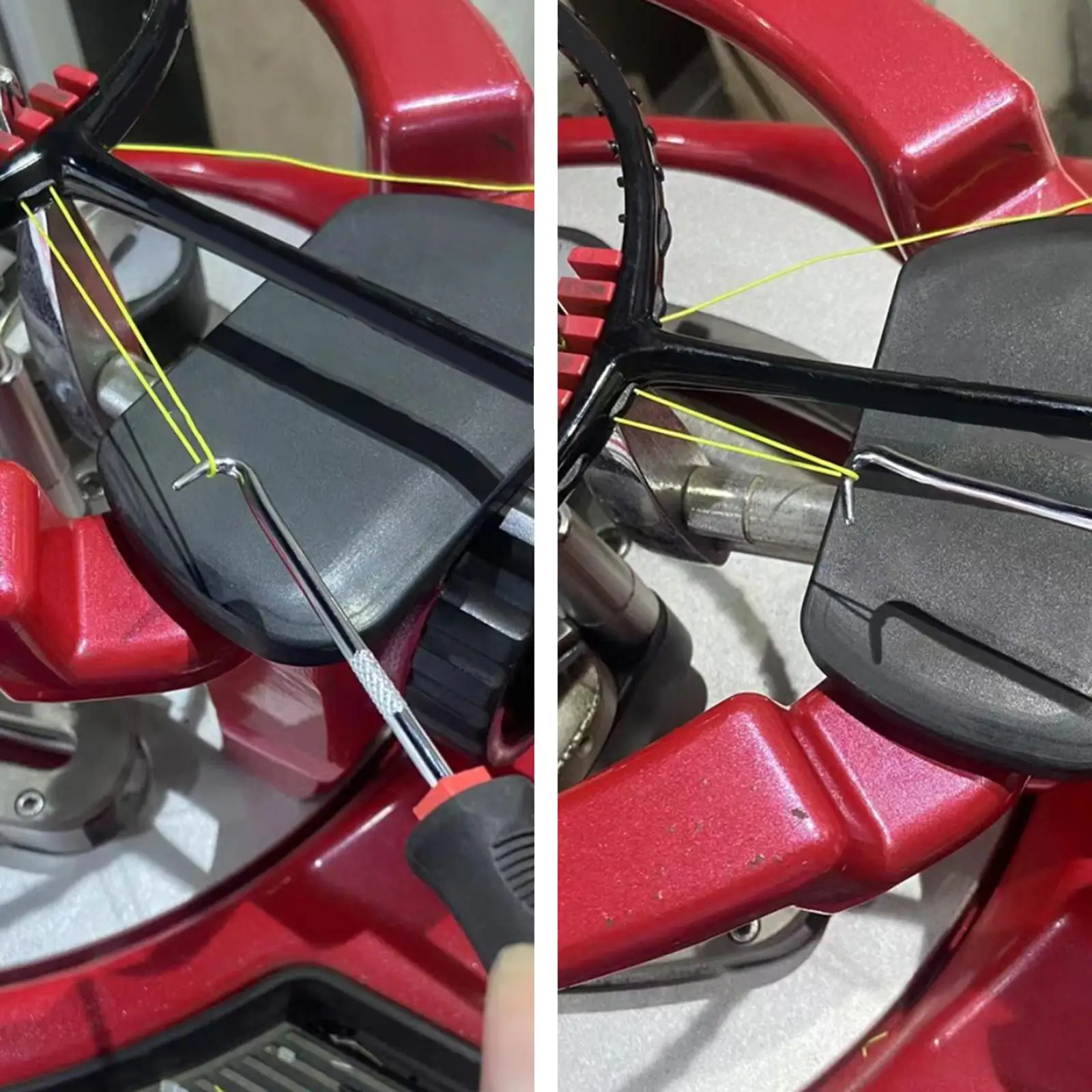 Sports Tennis Stringing Machine Tools, Restring Tool Racket Stringing Puller, Anti Slip for Tennis Badminton Squash Racquet