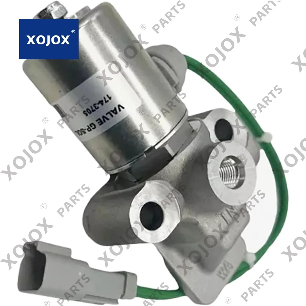 XOJOX 174-3705 1743705 استبدال صمام الملف اللولبي ل CAT 140H 143H 160H 163H 120H 135H 12H 14H 16H 24H 12K 120K 160K 140K المحرك