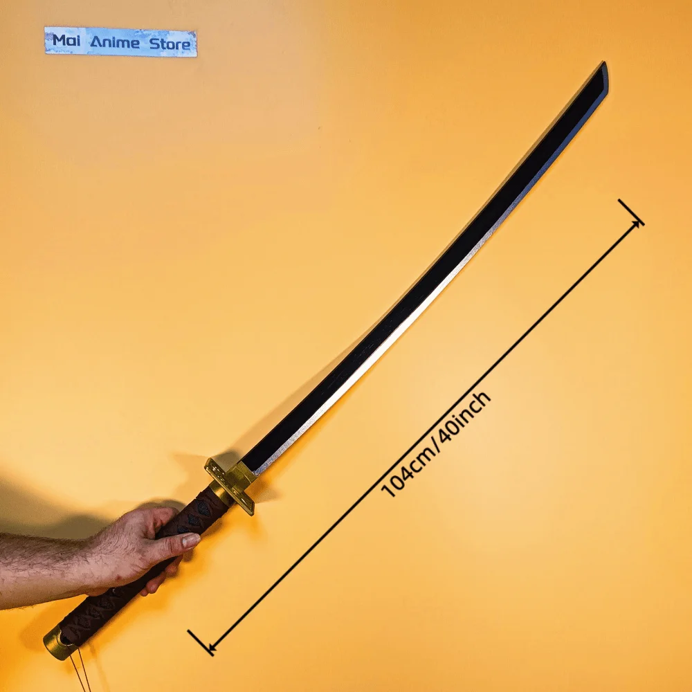 ดาบคาตานะริมูรุ เทมเพสต์ ขนาดเท่าของจริง 40 นิ้ว ดาบซามูไรสำหรับคอสเพลย์ ดาบนินจา ของเล่นดาบอนิเมะ รีไคนาร์เทชั่น สไลม์ ของเล่นดาบไม่คม ของขวัญ