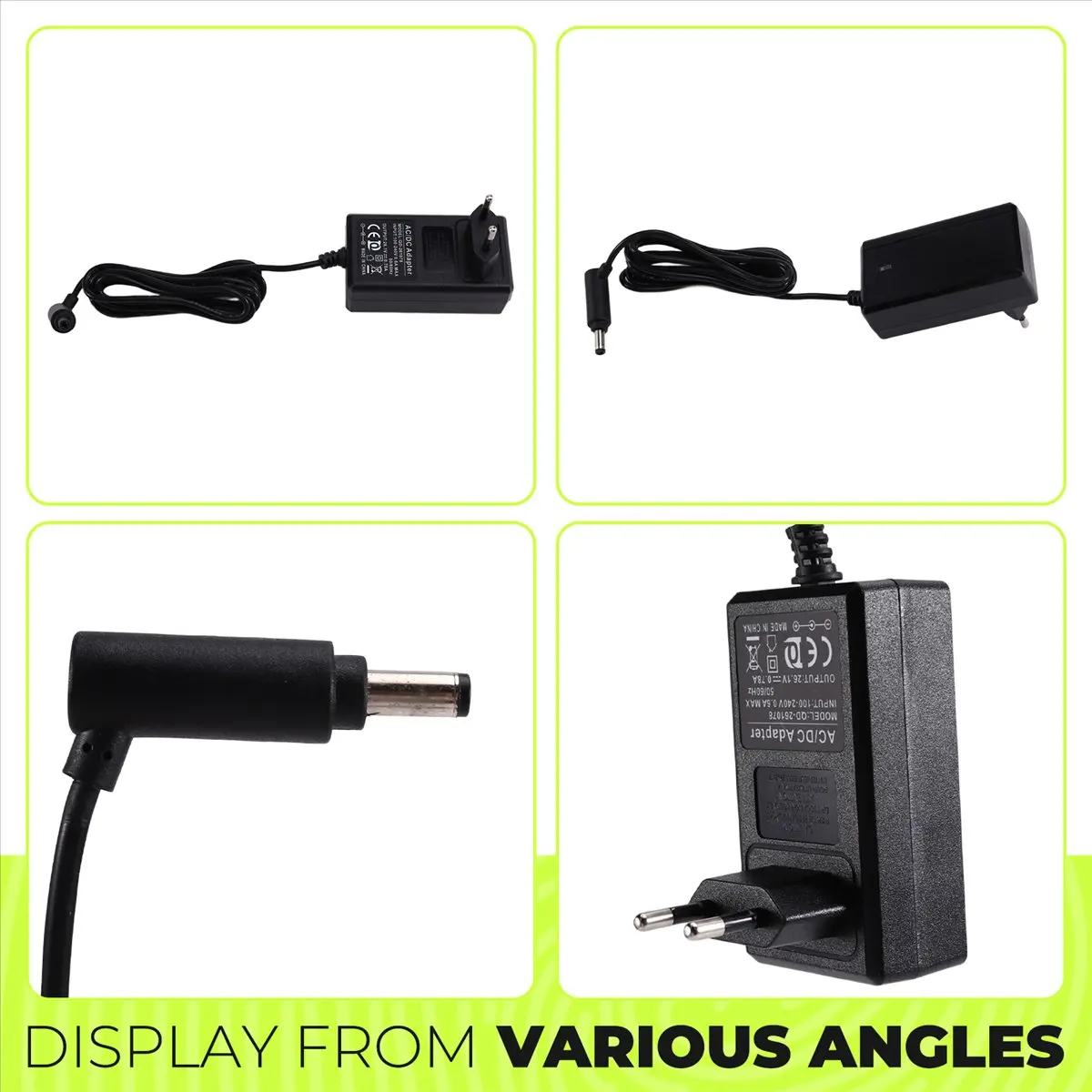 wilwill For Dyson V6 V7 V8/Dc59/62/SV10/11 Power Charger Adapter Vacuum Cleaner Parts EU Plug