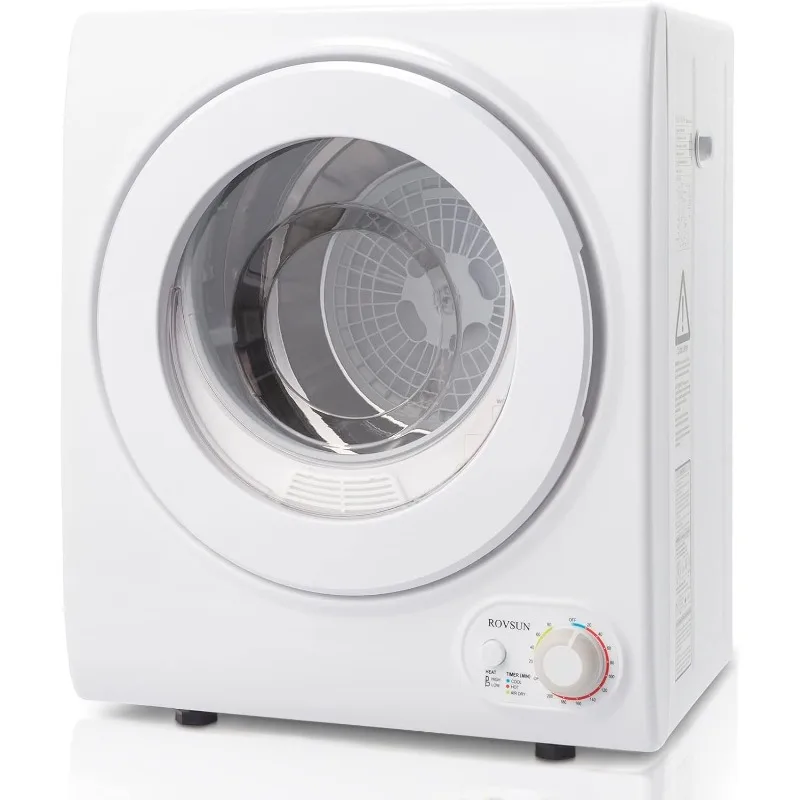 

ROVSUN 110V Portable Clothes Dryer, High End Laundry Front Load Tumble Dryer Machine with Stainless Steel Tub